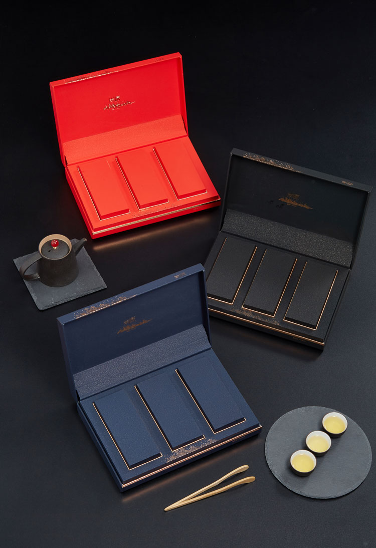 武夷山大红包红茶铁观音正山小种金骏眉定制礼盒三盒装多颜色可选