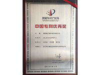 Patent excellence award in China